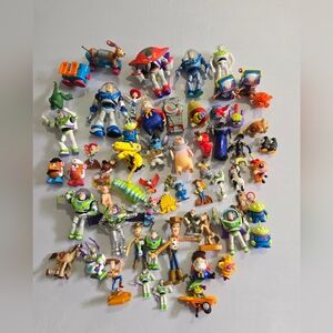 Vtg Disney Figurine Lot Of 60 1990s–2000s Toy Story, Lion King & Other Rare Toys